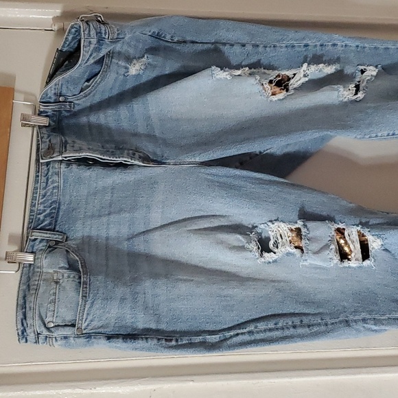 Torrid Mid Rise Sequin Jean - Picture 4 of 7